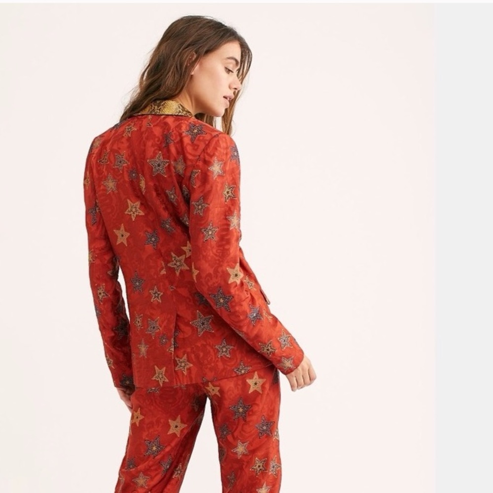 NWOT Free People / Scotch & Soda Suit Blazer Star_4